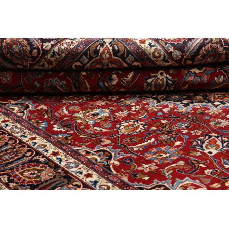 Tappeto Mashad Persia marrone bianco 243x340