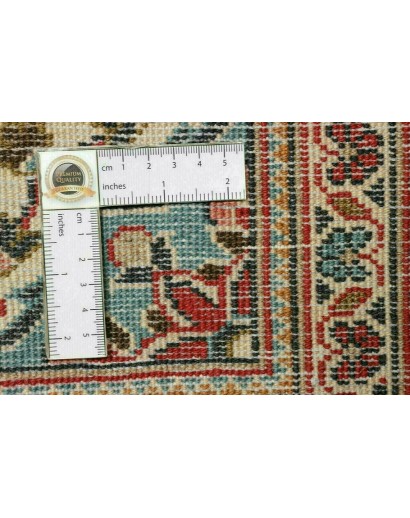 Tappeto Mashad Persia marrone bianco 243x340