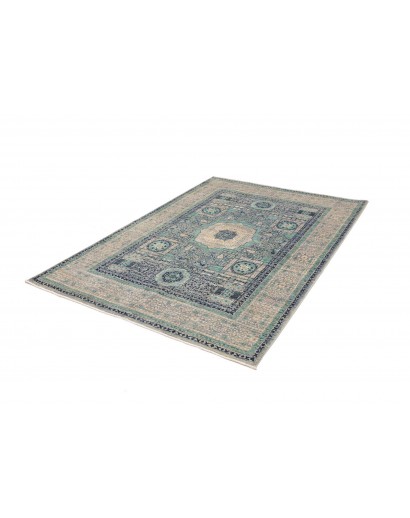 Tappeto Mamlouk Pakistan grigio bianco 153x215
