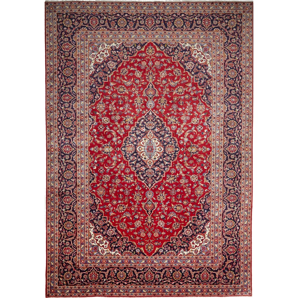 Tappeto Ardakan Persia marrone bianco 245x347