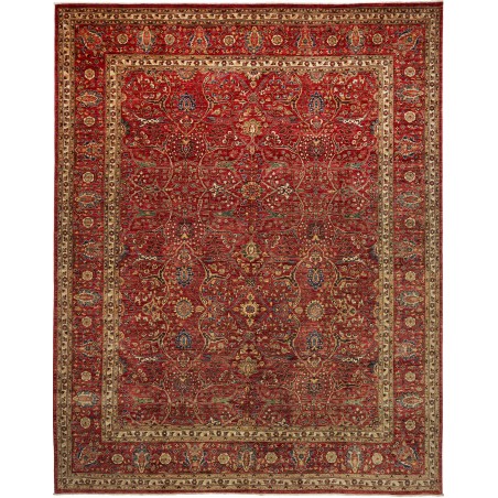 Tappeto Aryana Fine Pakistan marrone blu 277x356