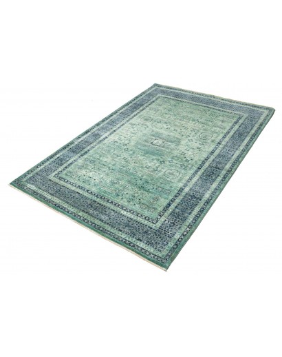 Tappeto Mamlouk Pakistan azzurro verde 129x188