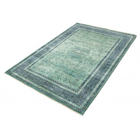 Tappeto Mamlouk Pakistan azzurro verde 129x188