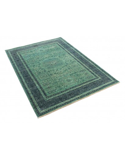 Tappeto Mamlouk Pakistan azzurro verde 129x188