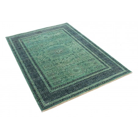 Tappeto Mamlouk Pakistan azzurro verde 129x188