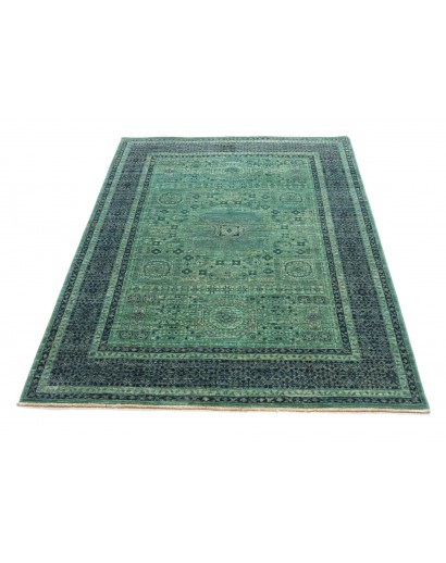 Tappeto Mamlouk Pakistan azzurro verde 129x188