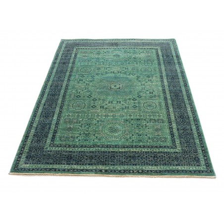 Tappeto Mamlouk Pakistan azzurro verde 129x188