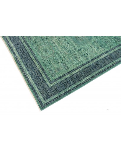 Tappeto Mamlouk Pakistan azzurro verde 129x188