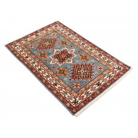 Tappeto Kazak Fine Pakistan marrone grigio 85x132