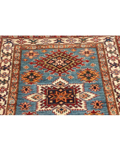 Tappeto Kazak Fine Pakistan marrone grigio 85x132