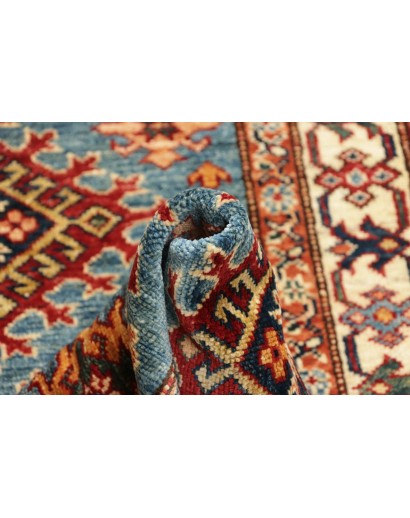 Tappeto Kazak Fine Pakistan marrone grigio 85x132