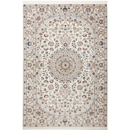 Tappeto Nain 9La Persia bianco grigio 130x213