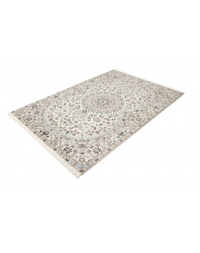 Tappeto Nain 9La Persia bianco grigio 130x213