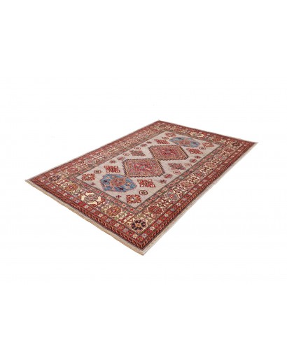 Tappeto Kazak Fine Pakistan marrone azzurro 149x207
