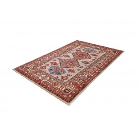 Tappeto Kazak Fine Pakistan marrone azzurro 149x207