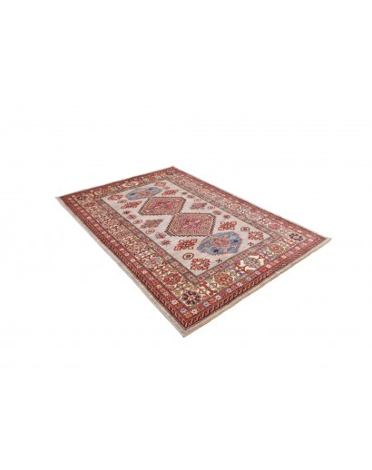 Tappeto Kazak Fine Pakistan marrone azzurro 149x207