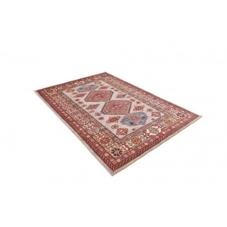 Tappeto Kazak Fine Pakistan marrone azzurro 149x207