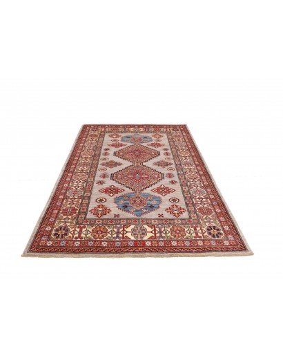 Tappeto Kazak Fine Pakistan marrone azzurro 149x207