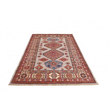 Tappeto Kazak Fine Pakistan marrone azzurro 149x207