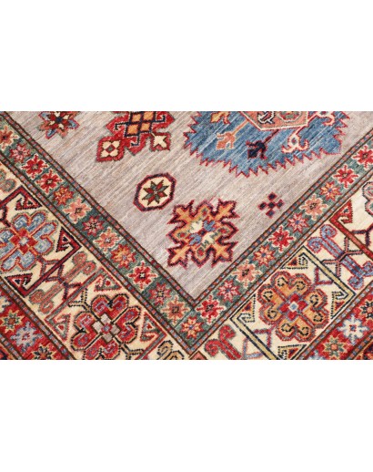 Tappeto Kazak Fine Pakistan marrone azzurro 149x207
