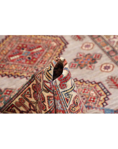 Tappeto Kazak Fine Pakistan marrone azzurro 149x207