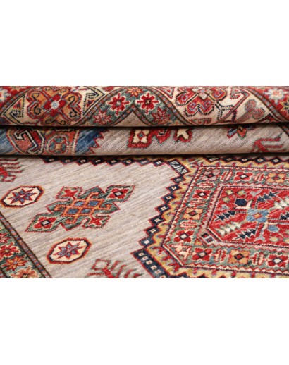 Tappeto Kazak Fine Pakistan marrone azzurro 149x207