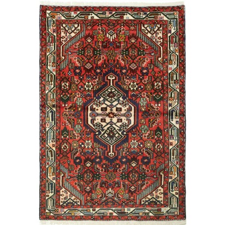 Tappeto Hamadan Persia marrone giallo 97x150