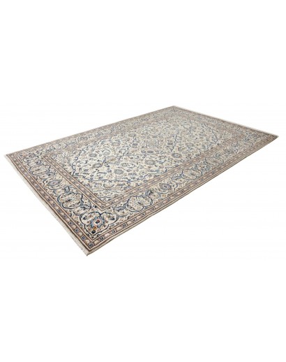 Tappeto Kashan Persia beige grigio 200x305
