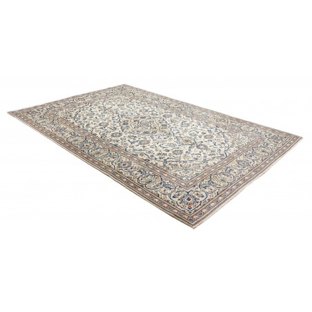 Tappeto Kashan Persia beige grigio 200x305