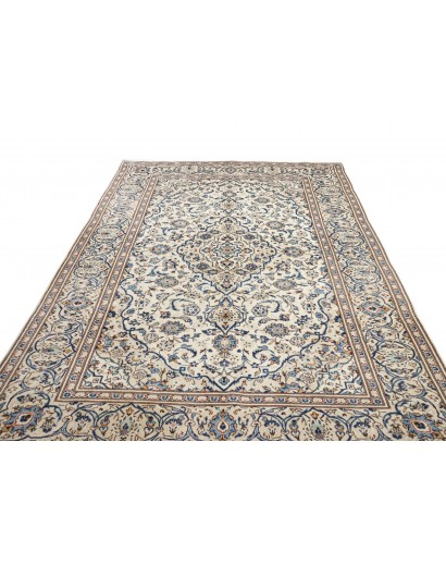 Tappeto Kashan Persia beige grigio 200x305