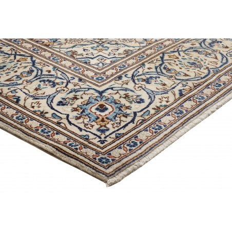 Tappeto Kashan Persia beige grigio 200x305