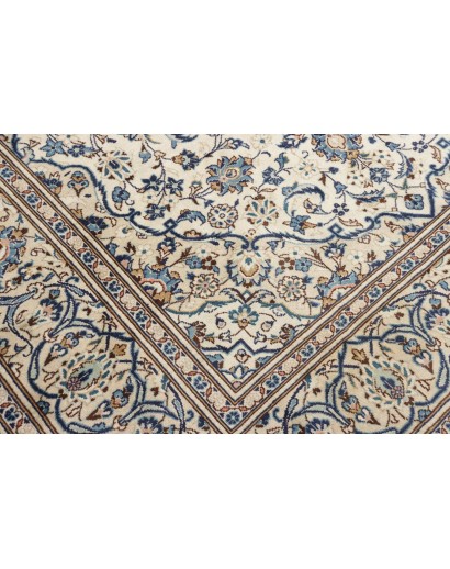 Tappeto Kashan Persia beige grigio 200x305