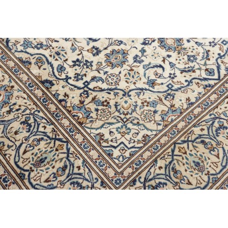 Tappeto Kashan Persia beige grigio 200x305