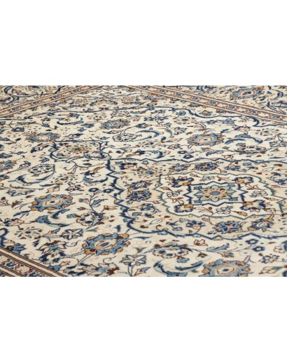 Tappeto Kashan Persia beige grigio 200x305