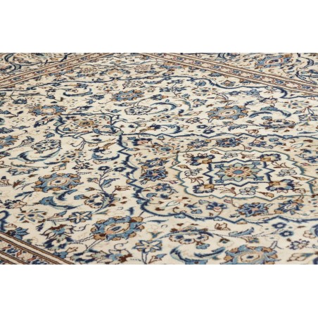 Tappeto Kashan Persia beige grigio 200x305