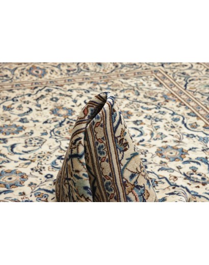 Tappeto Kashan Persia beige grigio 200x305