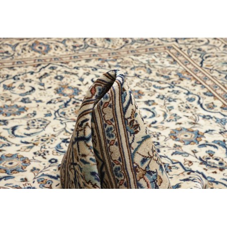Tappeto Kashan Persia beige grigio 200x305