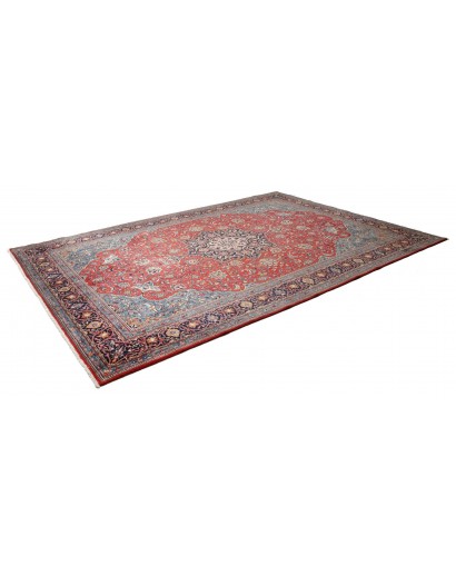 Tappeto Sarough Persia azzurro grigio 255x350