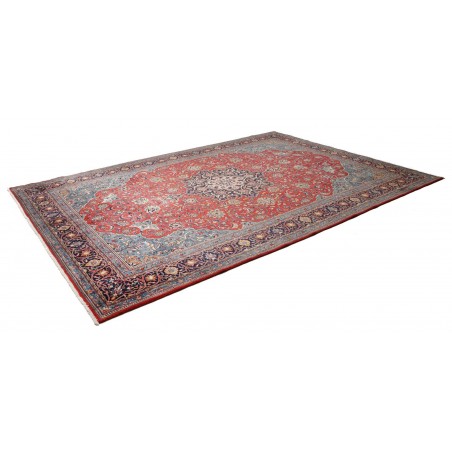 Tappeto Sarough Persia azzurro grigio 255x350