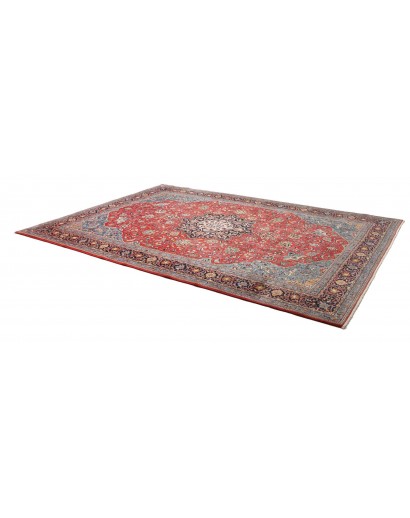 Tappeto Sarough Persia azzurro grigio 255x350