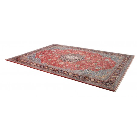 Tappeto Sarough Persia azzurro grigio 255x350