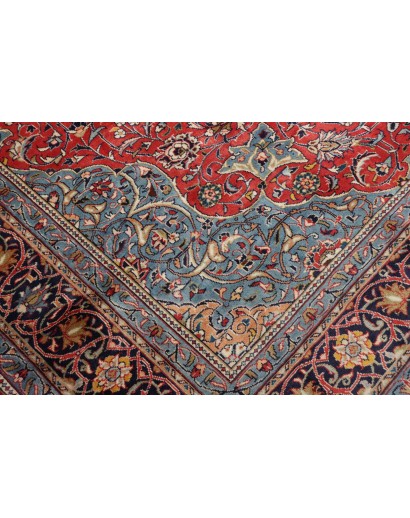 Tappeto Sarough Persia azzurro grigio 255x350