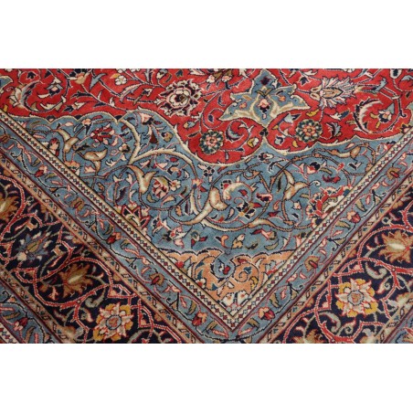 Tappeto Sarough Persia azzurro grigio 255x350