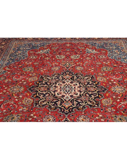 Tappeto Sarough Persia azzurro grigio 255x350