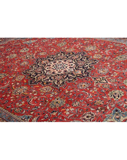 Tappeto Sarough Persia azzurro grigio 255x350
