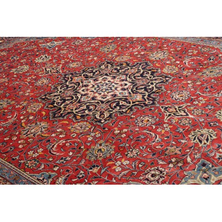 Tappeto Sarough Persia azzurro grigio 255x350