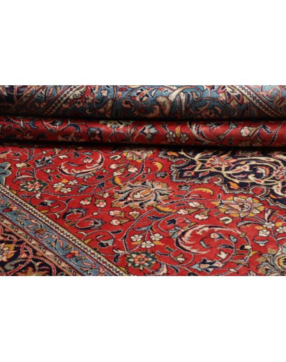 Tappeto Sarough Persia azzurro grigio 255x350