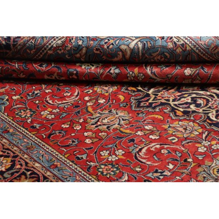 Tappeto Sarough Persia azzurro grigio 255x350