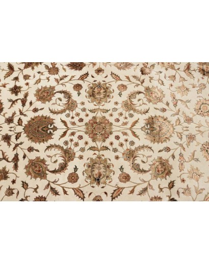 Tappeto Tabriz Royal Pakistan bianco beige 298x300