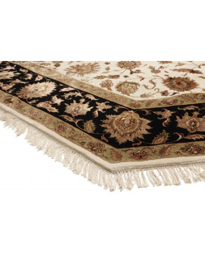 Tappeto Tabriz Royal Pakistan bianco beige 298x300